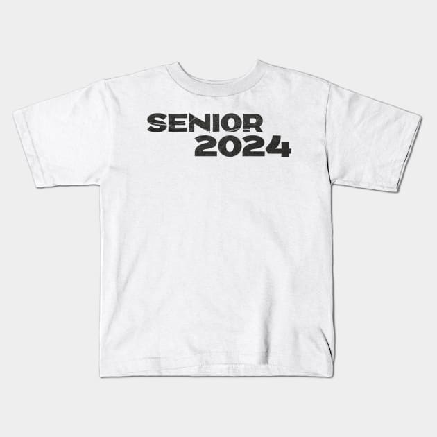 Senior-2024 Kids T-Shirt by Space Monkeys NFT